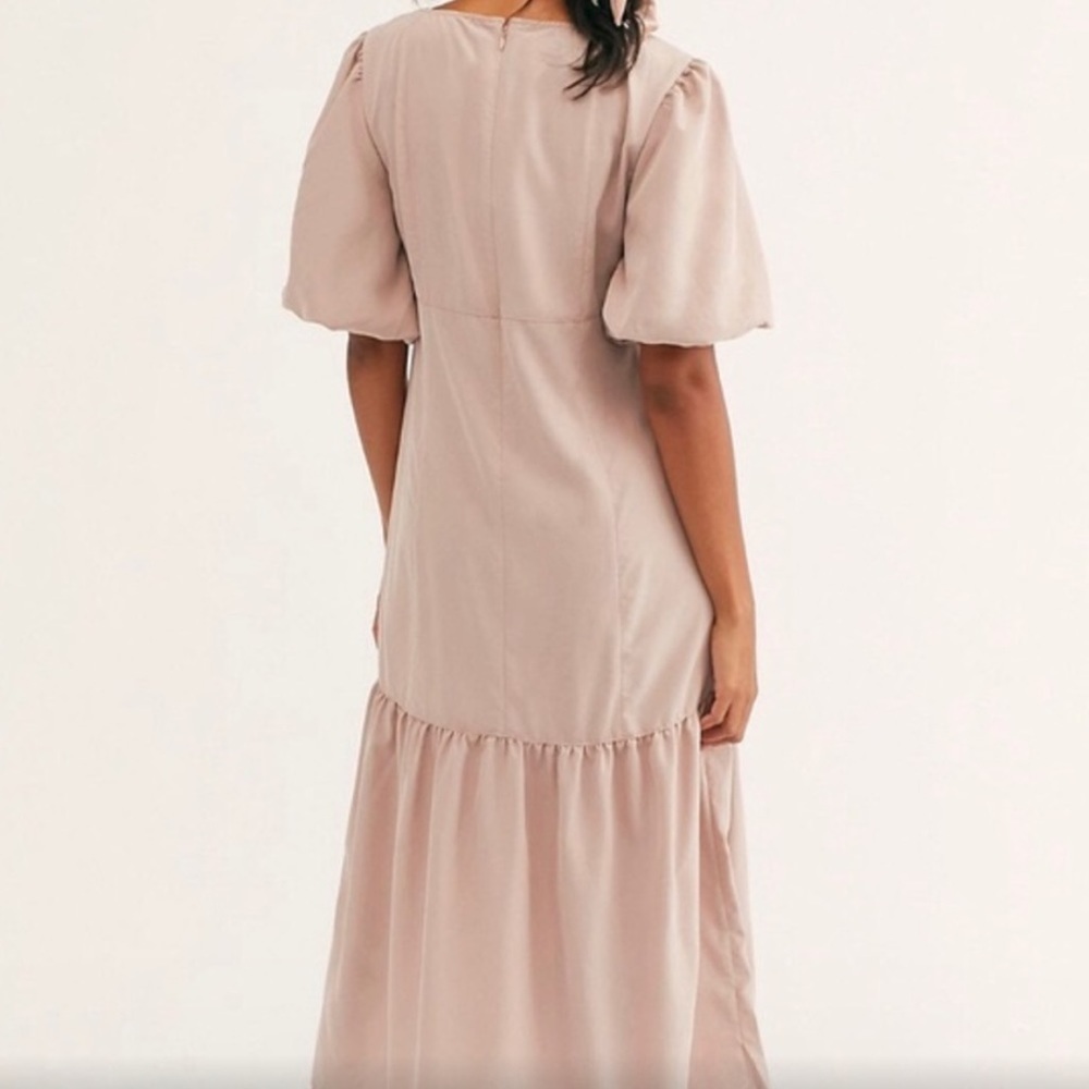 Free People Dusty Mauve Jordan Midi Dress - Picture 4 of 9